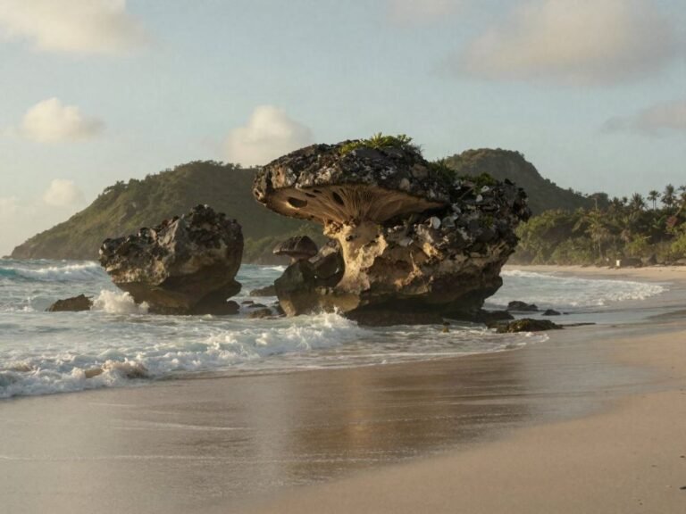 The east coast at Bathsheba, Barbados